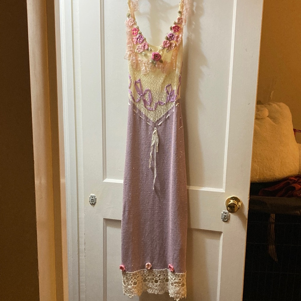 Floral Beauty Banquet Knit Dress NWOT